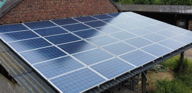 Solarmodule nachher Solarmodul-Reinigung nachher Ortenau